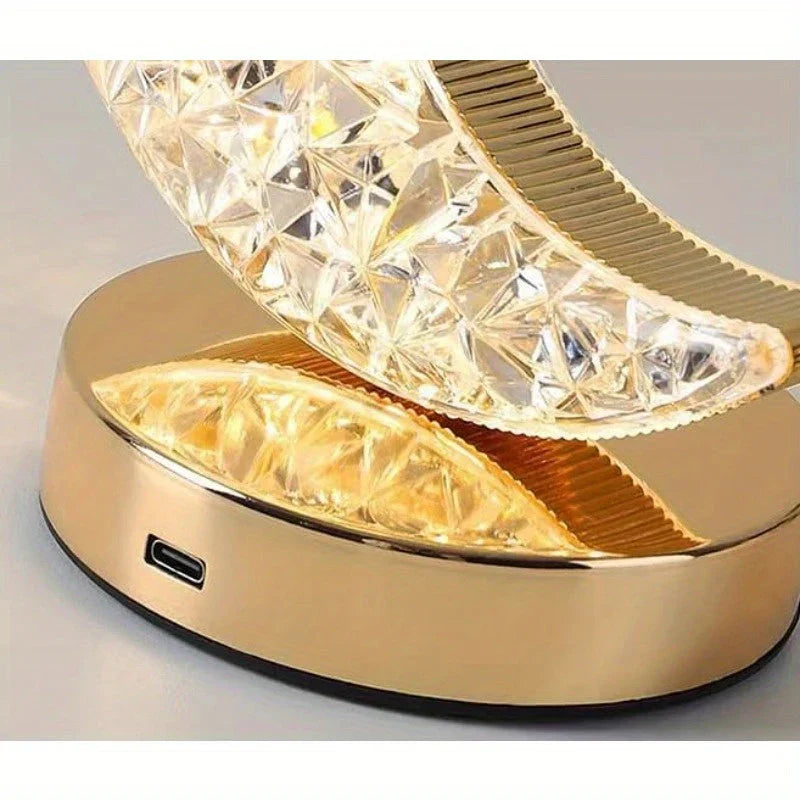 Magical Crystal Table Lamp with Dimmer - Celestia | Kalsten