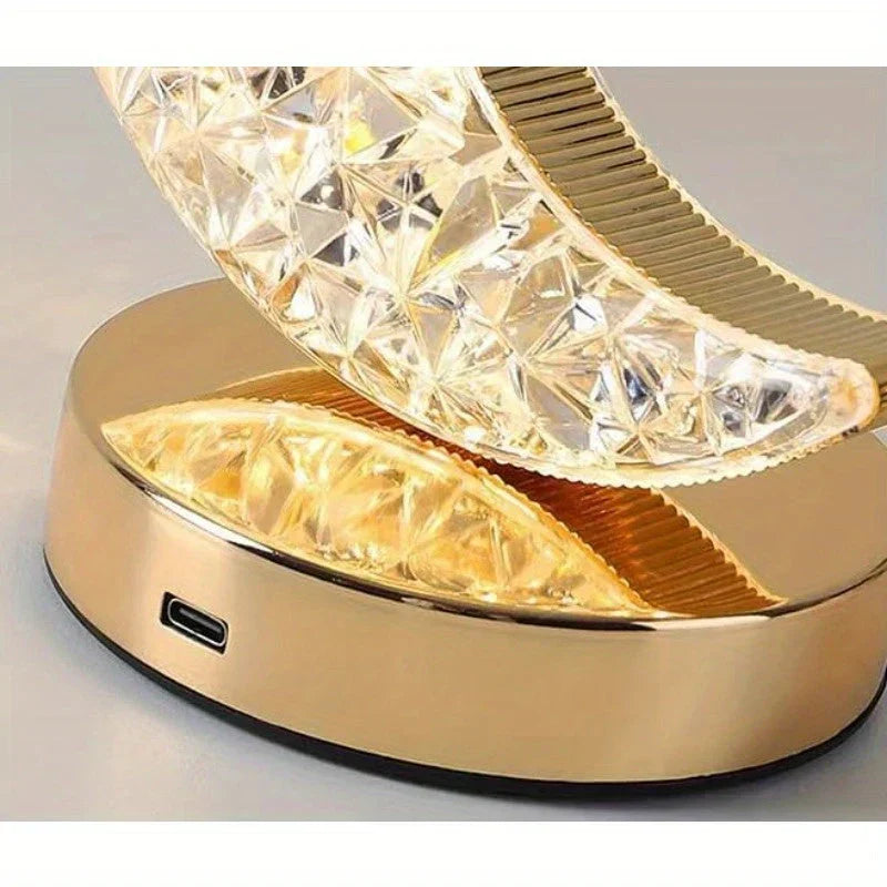 Enchanting Dimmable Crystal Table Lamp Kalsten
