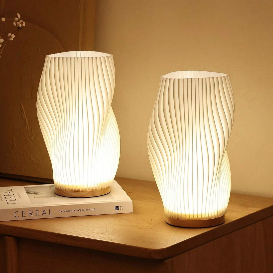 Wavecrest Lamp – Sleek USB-Powered Dimmable Table Lamp | Kalsten
