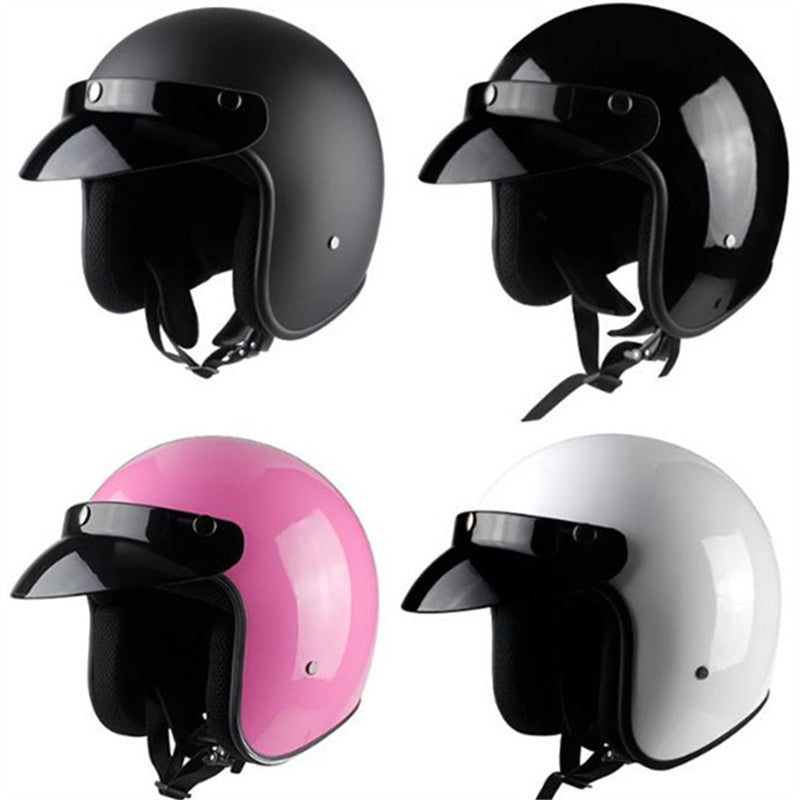 Classic Open-Face Motorcycle Helmet Kalsten