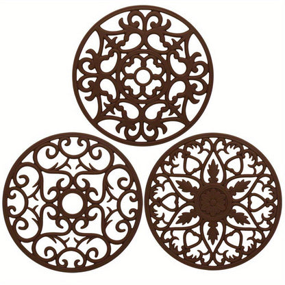 Skanto | Heat-Resistant Silicone Trivets for Kitchen