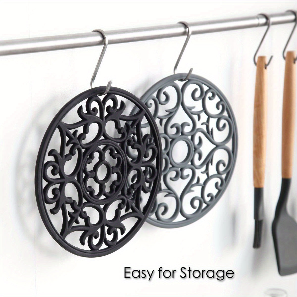Skanto | Heat-Resistant Silicone Trivets for Kitchen