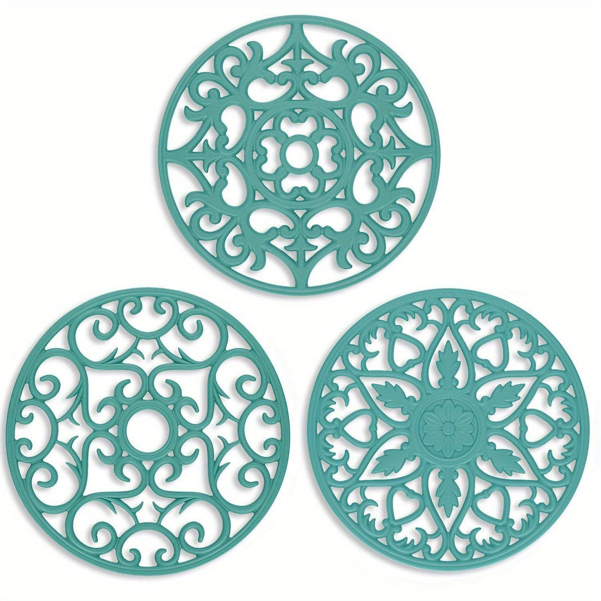 Skanto | Heat-Resistant Silicone Trivets for Kitchen