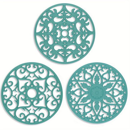 Skanto | Heat-Resistant Silicone Trivets for Kitchen