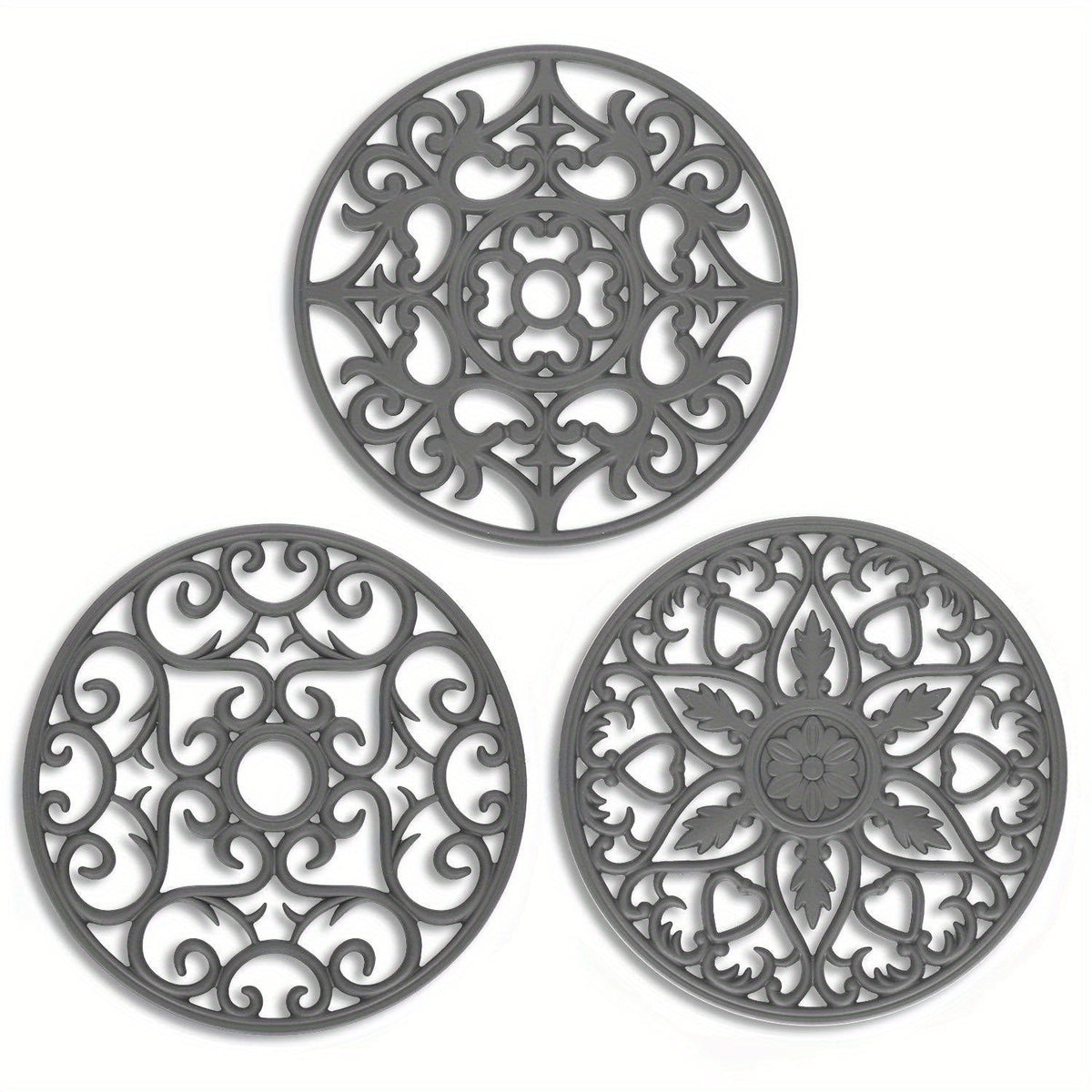 Skanto | Heat-Resistant Silicone Trivets for Kitchen
