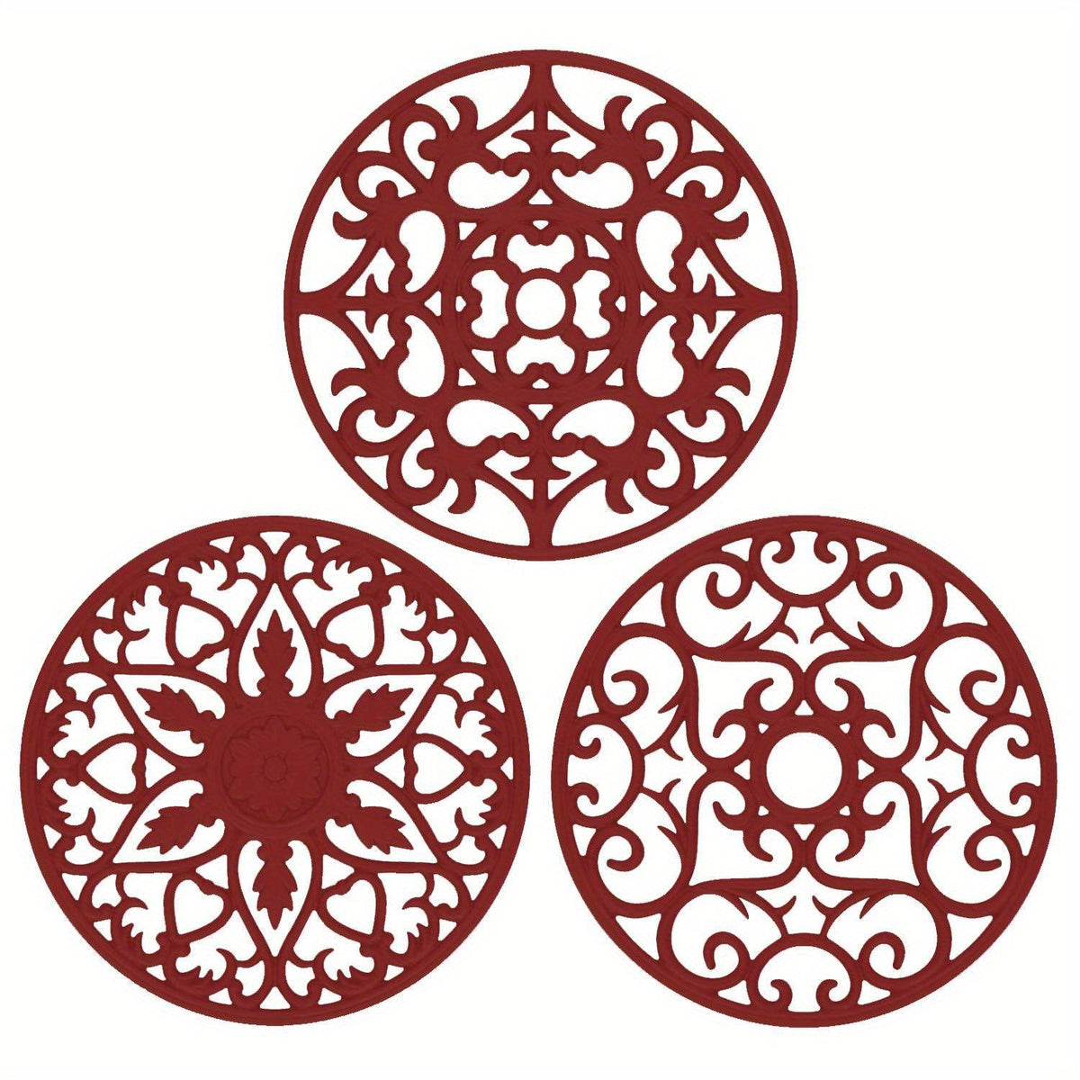 Skanto | Heat-Resistant Silicone Trivets for Kitchen
