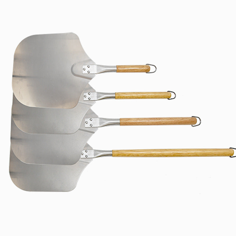 commercial aluminum pizza peel with long wooden handle Kalsten