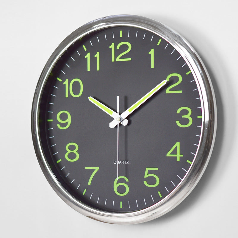 Silent Classroom Clock 30 cm - Silent & Illuminated Time Kalsten