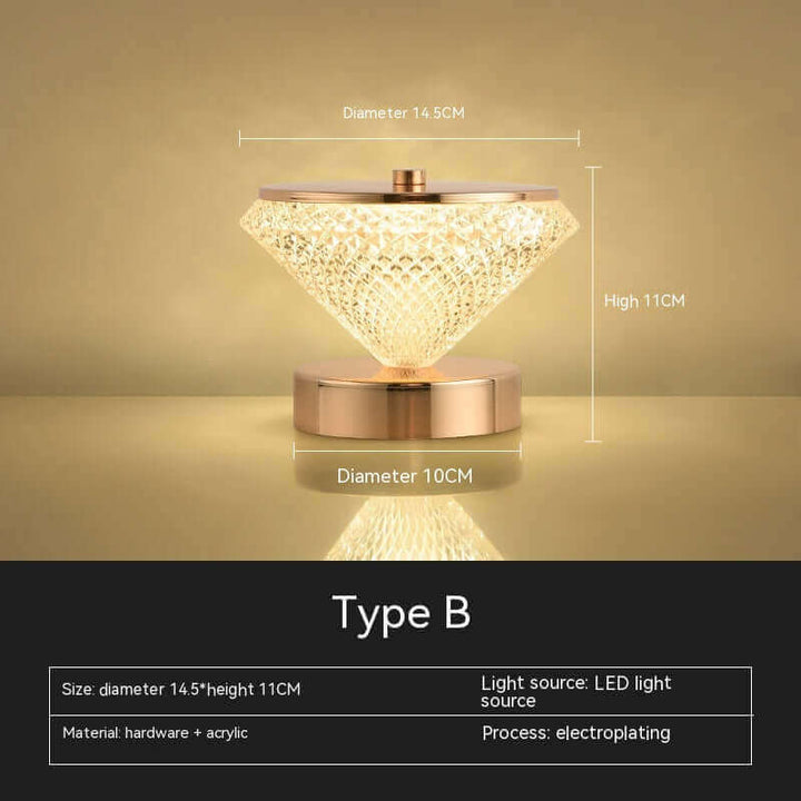 Battery Bedside Bedroom Living Room Small Night Lamp | Kalsten
