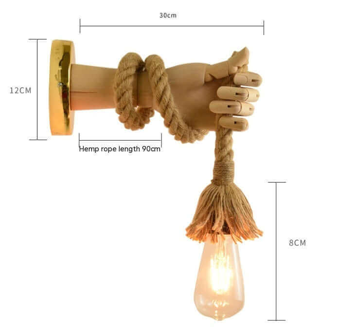 Wooden Bedside Wall Lamp Led European Creative Indoor Light | Kalsten
