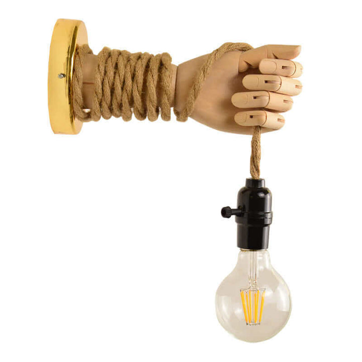 Wooden Bedside Wall Lamp Led European Creative Indoor Light | Kalsten