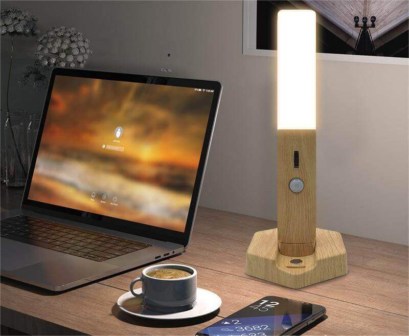 Smart Home Wooden Small Night Lamp Lamp LED Induction | Kalsten