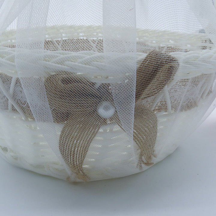 Ladies Wedding Basket with Satin Ribbon Kalsten