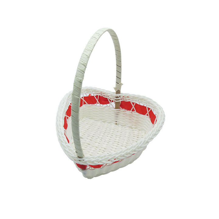 Women's Heart Shape Decorative Basket Kalsten