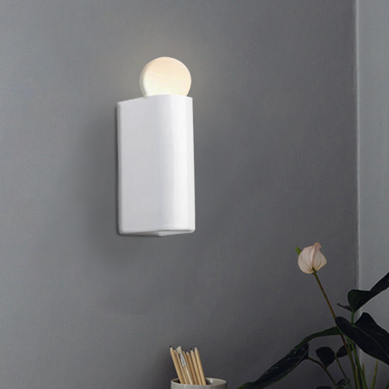 White Ball Wall Lighting Modernist Led Milk Glass Wall Lamp Fixture with Small/Medium/Large Size in White/Warm Light | Kalsten