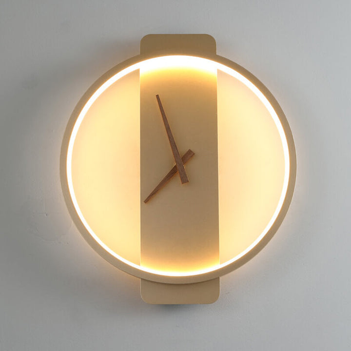 Luxe Clock-shaped LED Wall Lamp for Modern Interior Kalsten