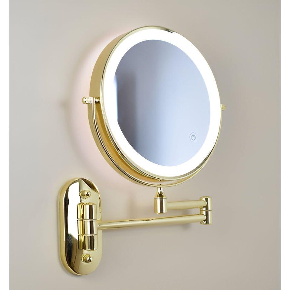 GlamGlow Mirror - Rechargeable, foldable magnifying LED makeup mirror | Kalsten