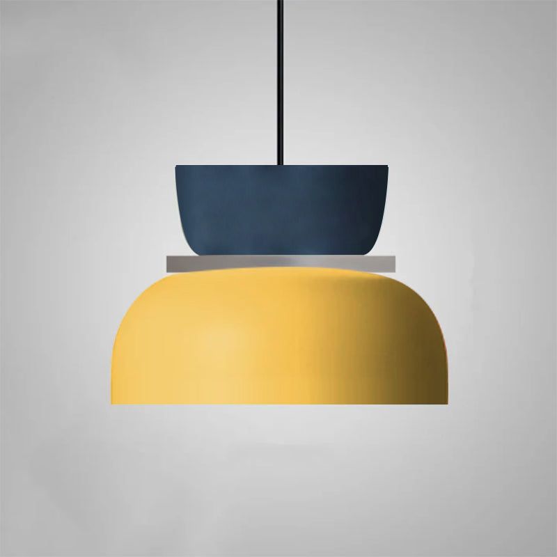 Pendant Light Metal 11.8 in Adjustable Colorful Living Room Bedroom Modern Ceiling Lamp | Kalsten