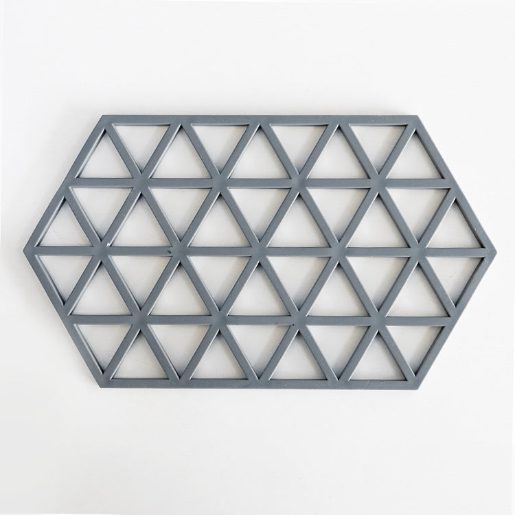 Unisex Silicone Coaster with Geometric Design Kalsten