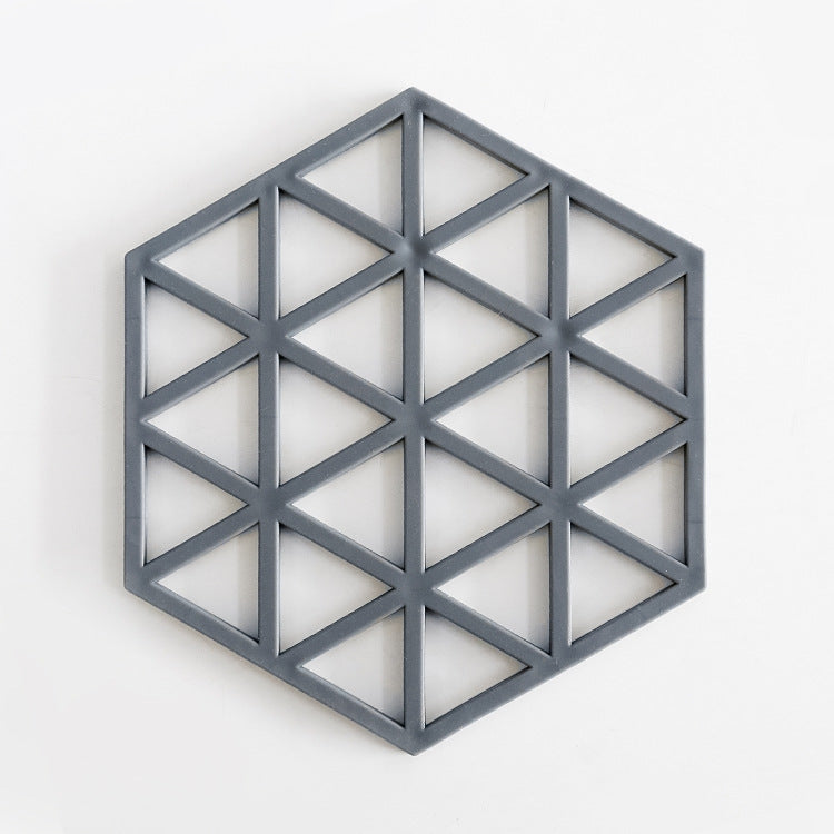 Unisex Silicone Coaster with Geometric Design Kalsten