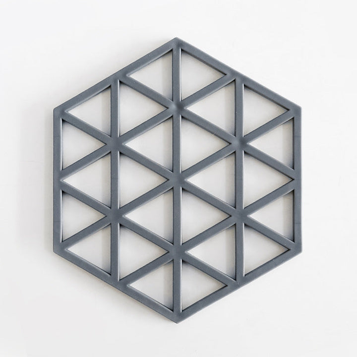 Unisex Silicone Coaster with Geometric Design Kalsten