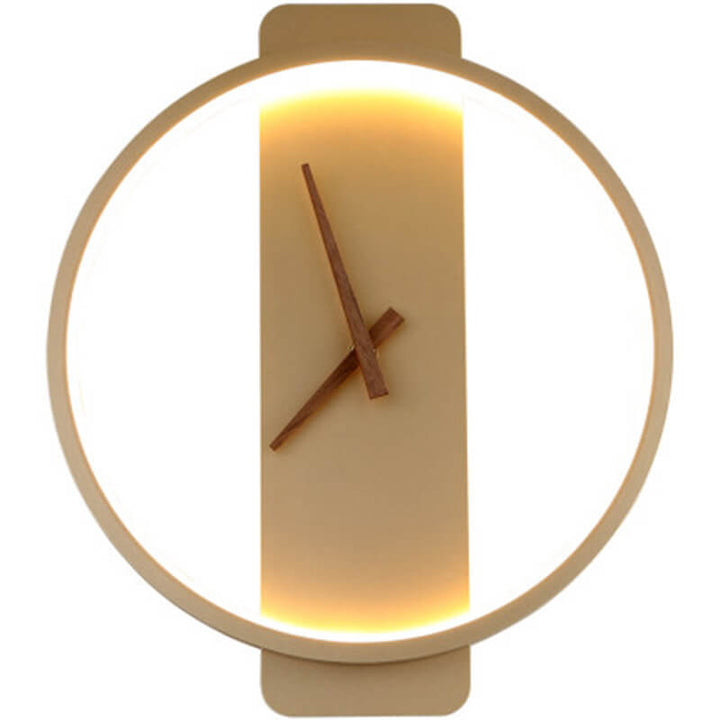 Luxe Clock-shaped LED Wall Lamp for Modern Interior Kalsten