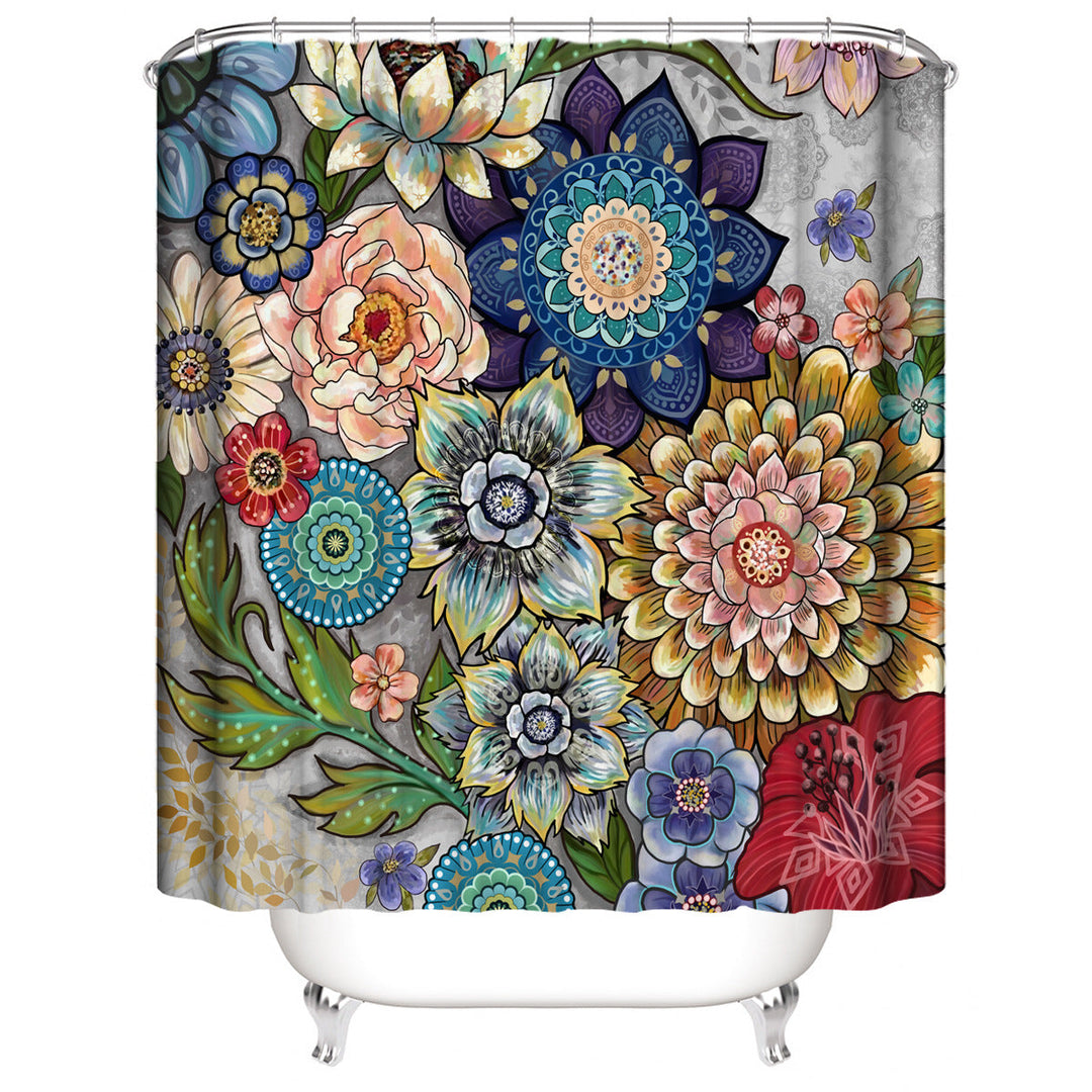 Artistic Floral Bath Decor Set Kalsten