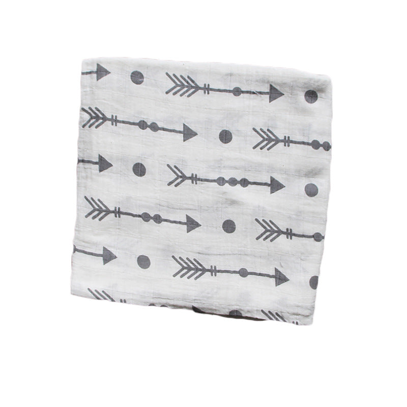 Cute Patterned Muslin Swaddle Blanket kalsten