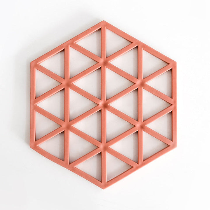 Unisex Silicone Coaster with Geometric Design Kalsten