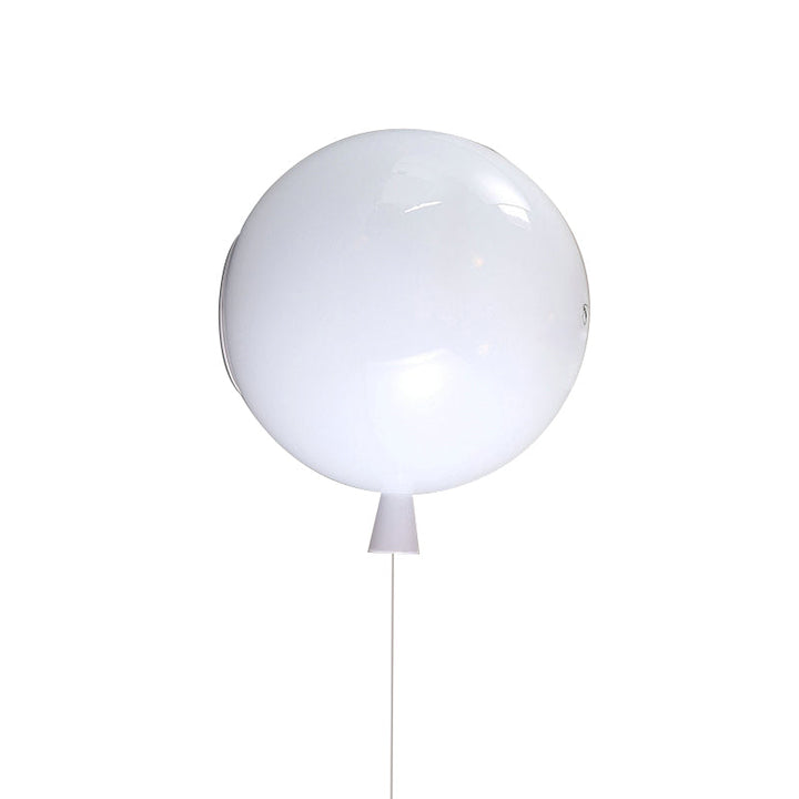 Creative Balloon Shaped Wall Sconce One Bulb Glass Wall Light for Baby Bedroom Corridor | Kalsten