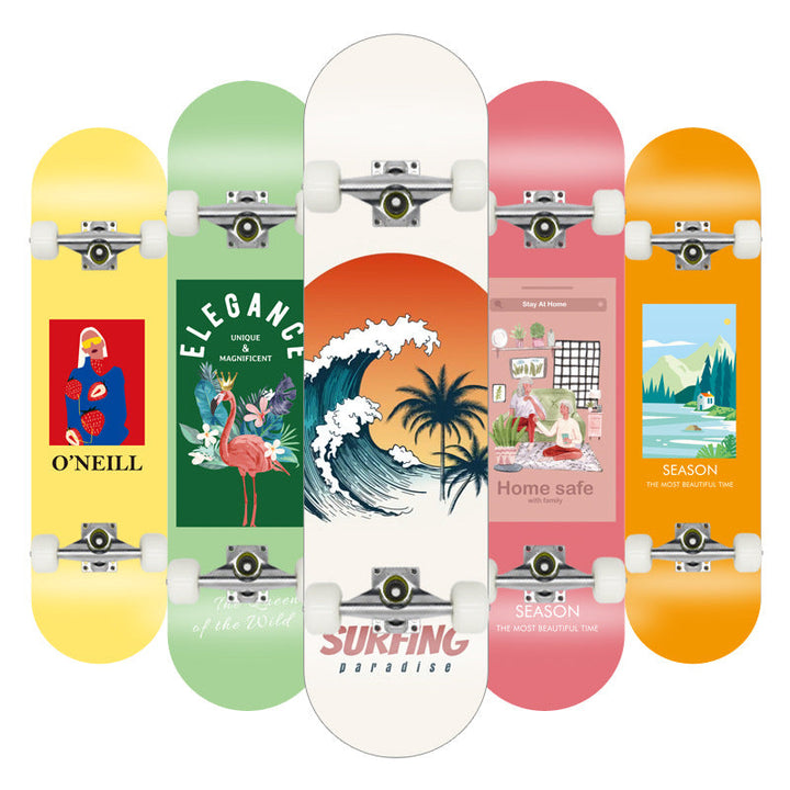 Skateboard with Galaxy Design Kalsten