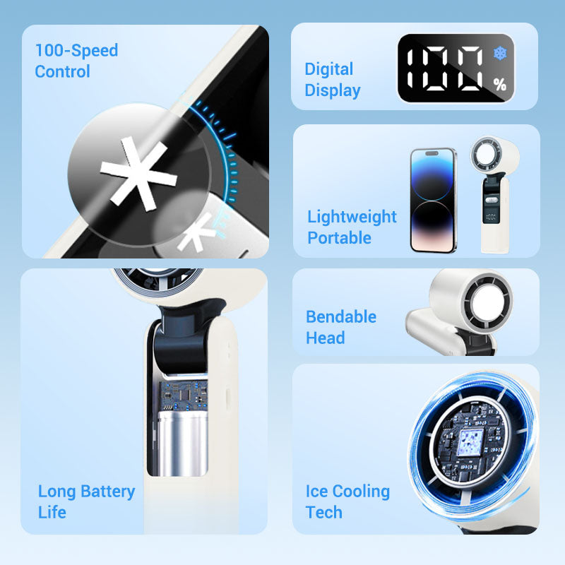 BreezeGo Mini-Handheld Fan | Kalsten