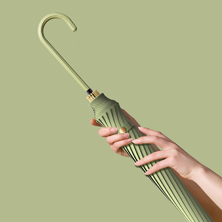 Women's folding umbrella with elegant handle and wind-resistant technology Kalsten