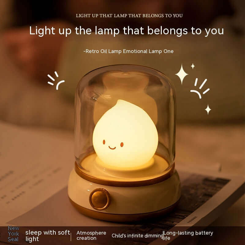 Retro Small Night Lamp Bedroom With Bed Headlights Home Decor | Kalsten