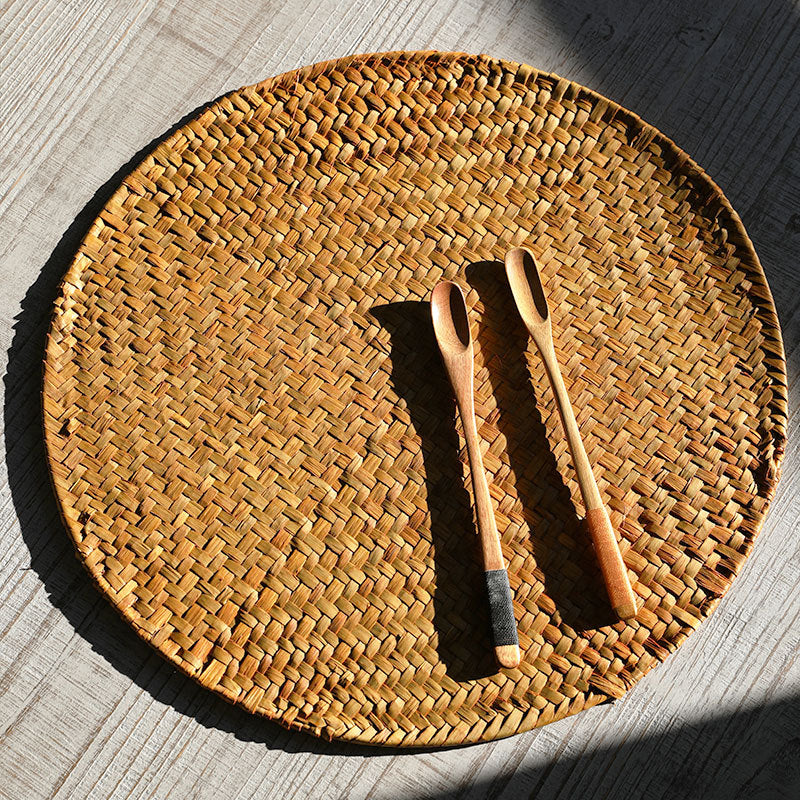Handcrafted Round Serving Platter Kalsten