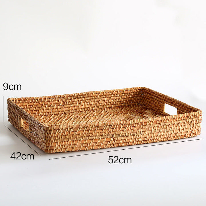 Natural Woven Serving Tray Kalsten