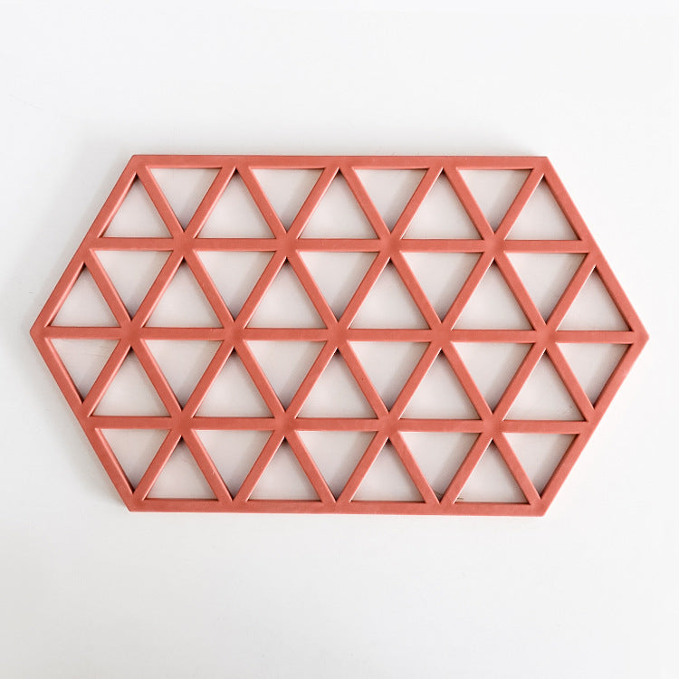 Unisex Silicone Coaster with Geometric Design Kalsten