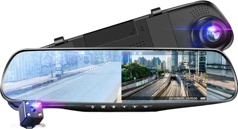 Kalsten | Front and Rear Dual Recording HD Night Vision Dash Cam