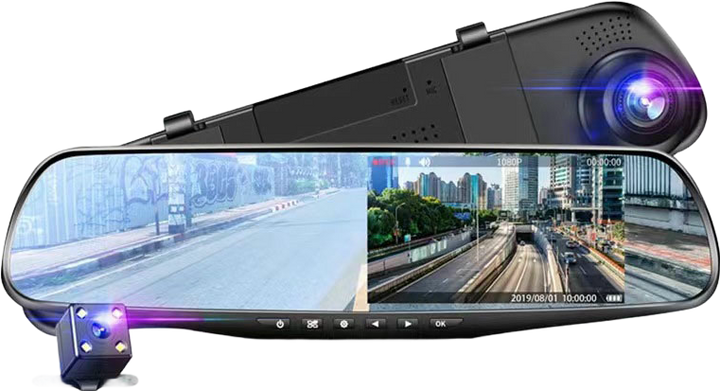 Kalsten | Front and Rear Dual Recording HD Night Vision Dash Cam