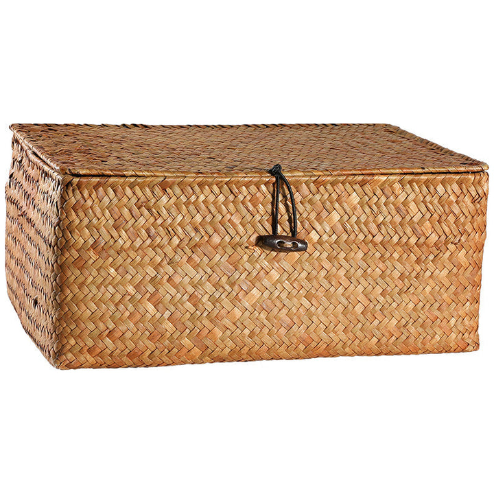 Handwoven Storage Box with Lid Kalsten