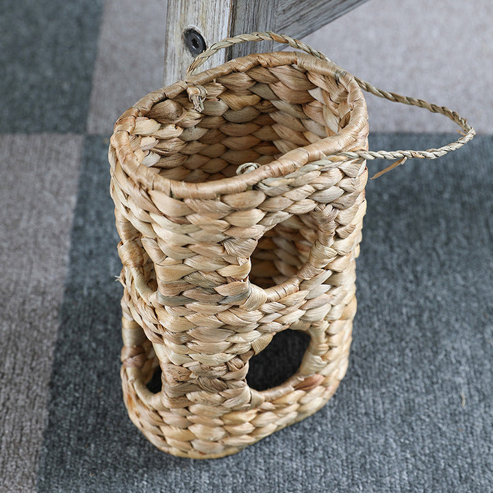 Versatile Hanging Woven Storage Basket Kalsten