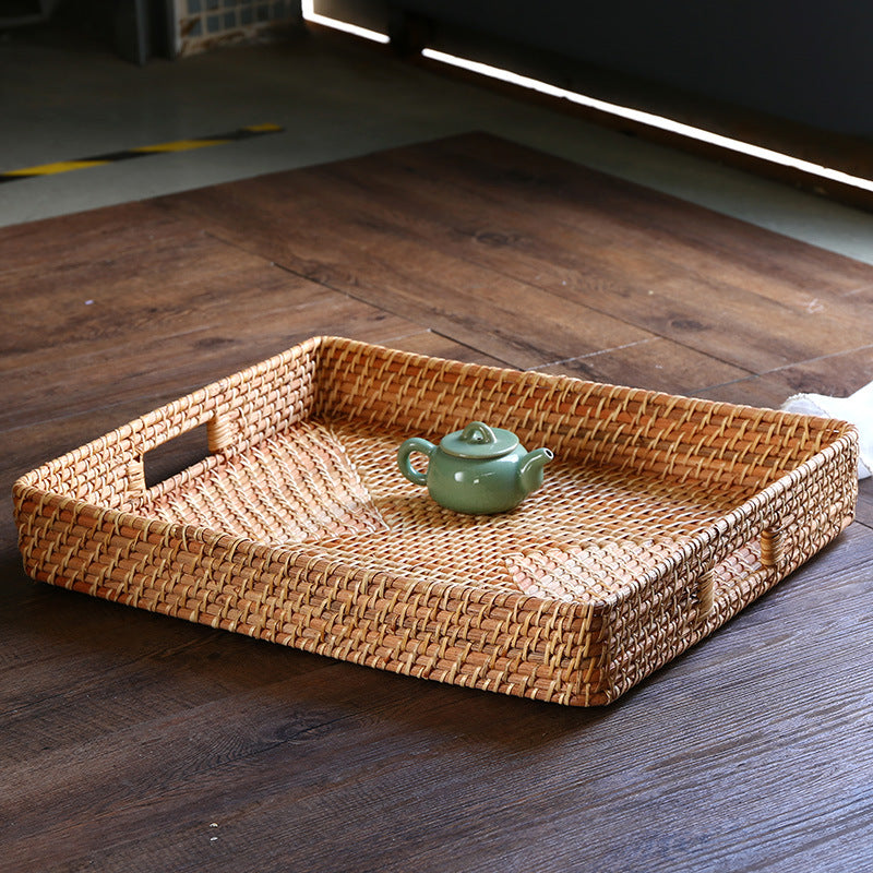 Natural Woven Serving Tray Kalsten