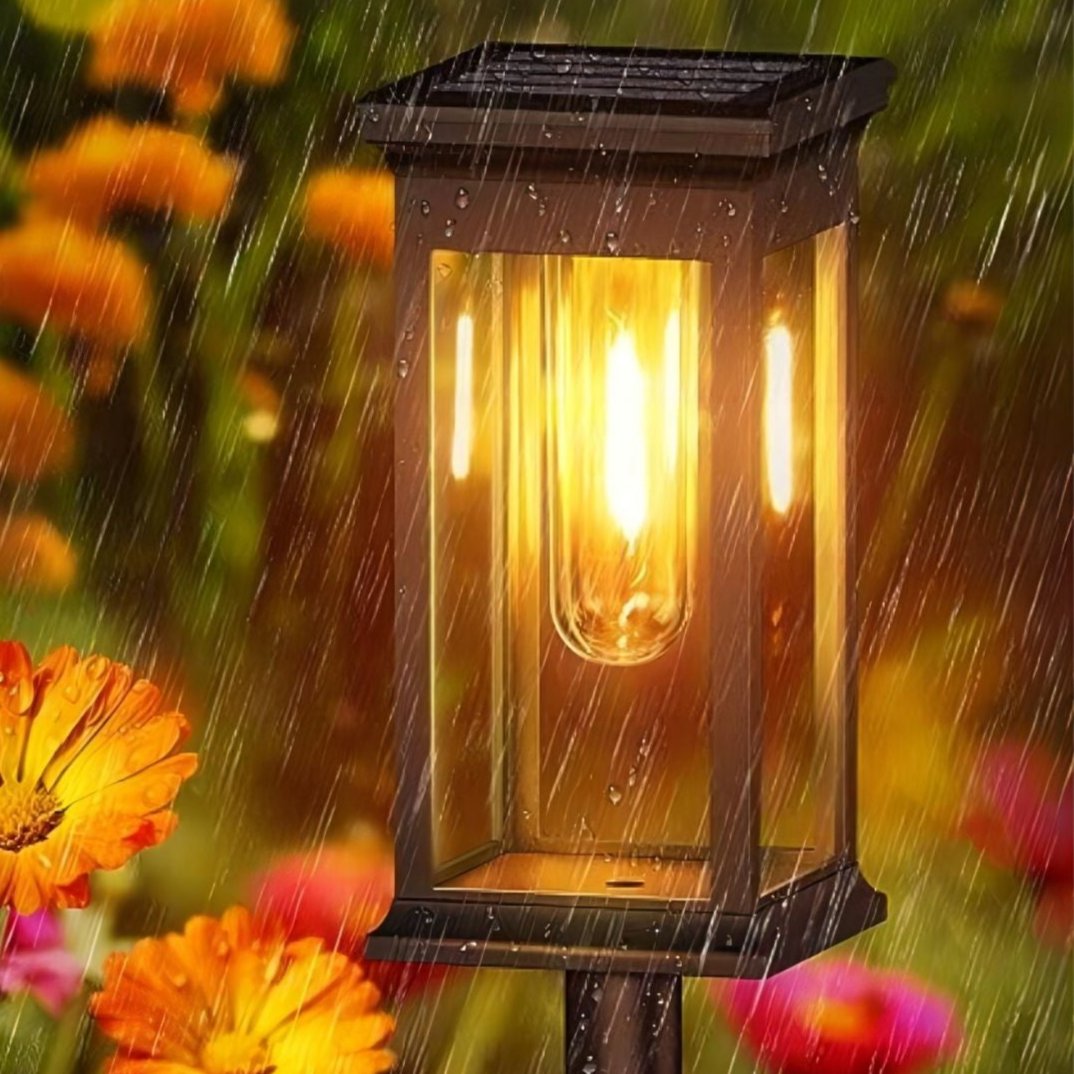 Solar-powered garden light for outdoor use - Modern LED pathway light for lighting pathways, terraces, and gardens | Kalsten