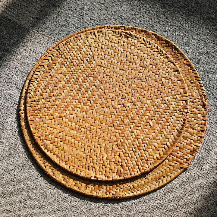 Handcrafted Round Serving Platter Kalsten