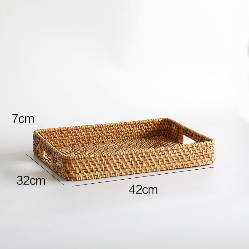 Natural Woven Serving Tray Kalsten