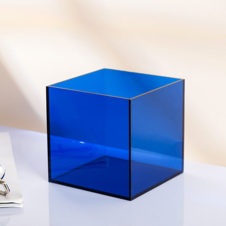 Transparent color acrylic box dust cover Lego integrated model hand display storage box