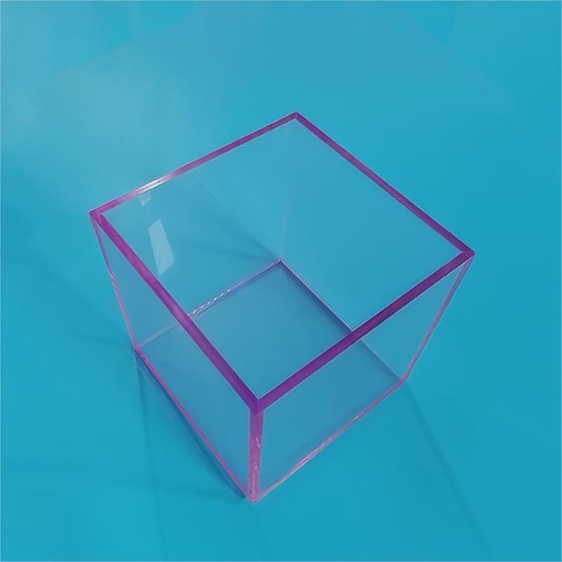 Transparent color acrylic box dust cover Lego integrated model hand display storage box