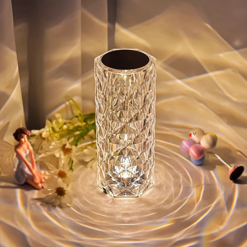 Bedroom Rose Atmosphere Decorative Table Lamp Advanced Sense Gift Nightlight | Kalsten