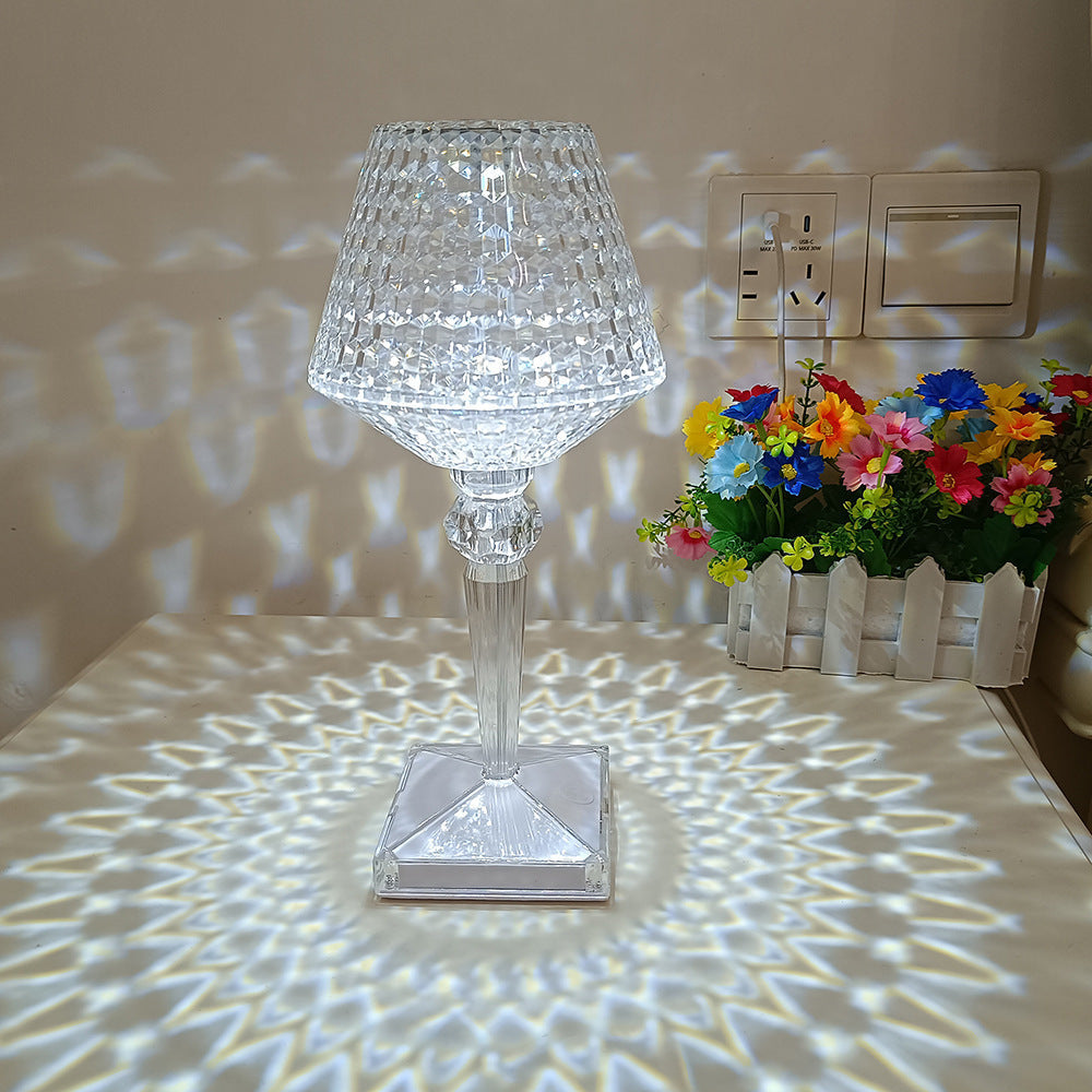 Bedroom Rose Atmosphere Decorative Table Lamp Advanced Sense Gift Nightlight | Kalsten