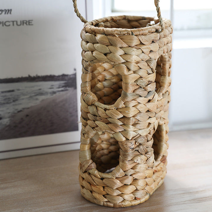 Versatile Hanging Woven Storage Basket Kalsten